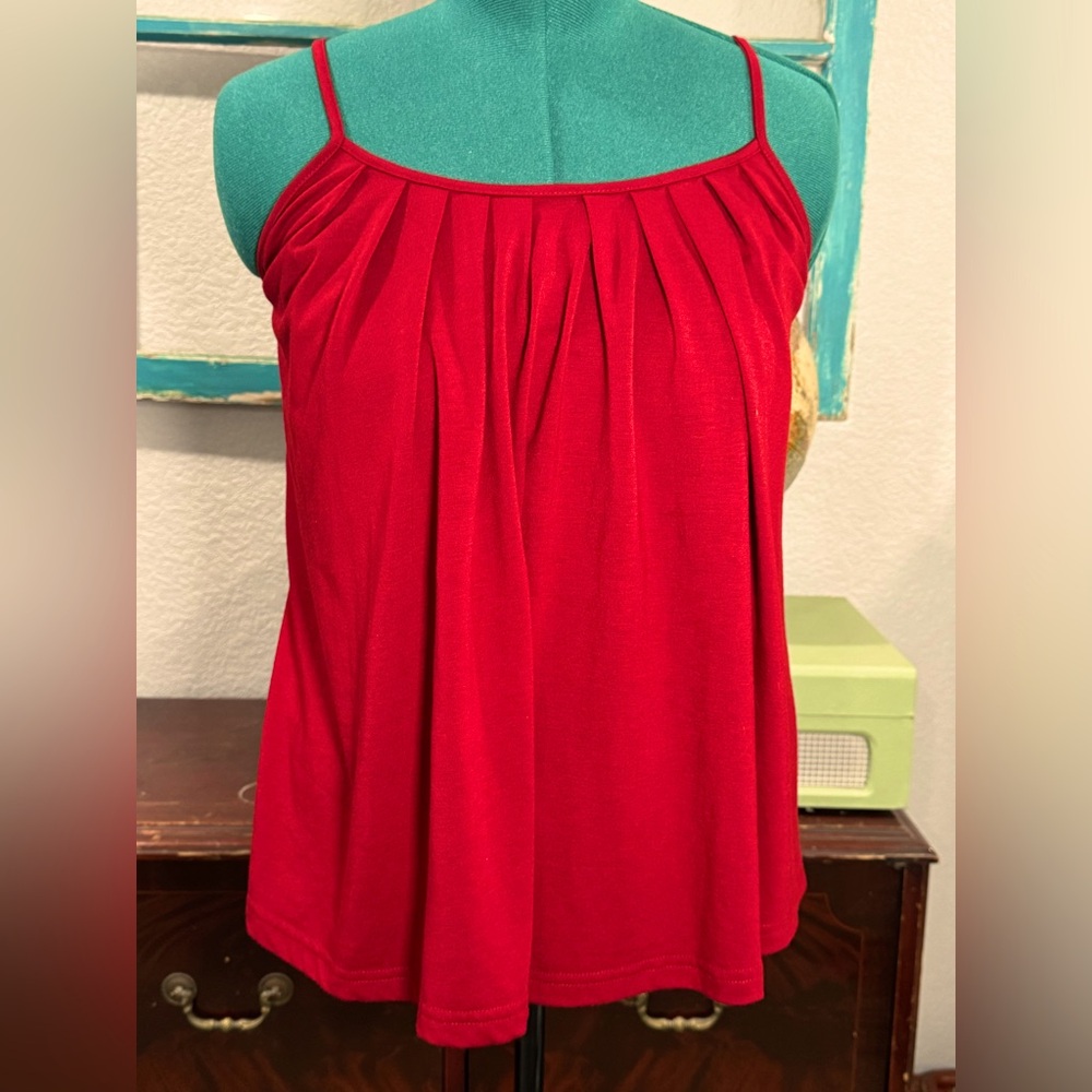 Red Women's Tank Top